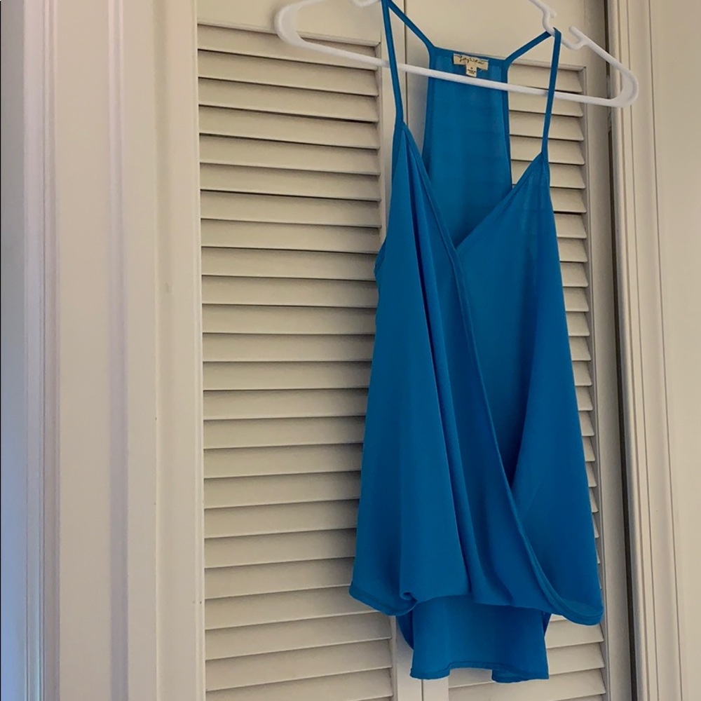 Faux wrap tank